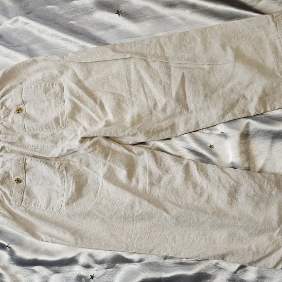 Talbots Cream Chinos Classic Straight-Leg - Picture 3 of 7